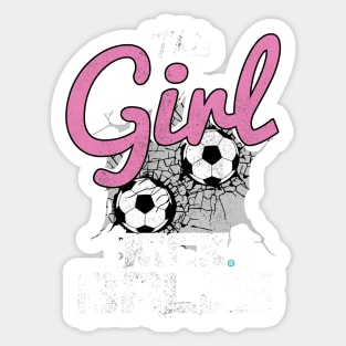 Soccer Girl Sticker